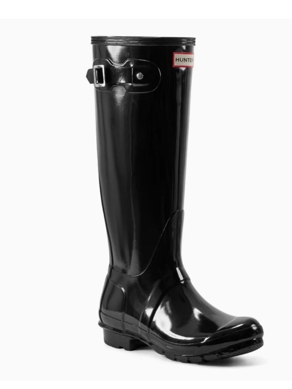 Hunter Gloss Black Tall Rain Boots